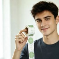 Özel DJ ETİKETİ Holografik Isıya Dayanıklı Yağa Dayanıklı Dayanıklı UV Korumalı Çevre Dostu Su Geçirmez Güçlü Yapışkanlı Vinil Etiketler