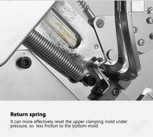 Fabrication <span class=keywords><strong>prix</strong></span> <span class=keywords><strong>entier</strong></span> pneumatique simple double bouton maille sac saucisse tondeuse emballage nouage attachage machine à clipser - Product Image 6