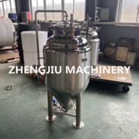 ZJ machines 100L fermenteur conique réservoir de vin boissons et machines de traitement du vin