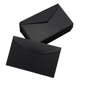 Enveloppes cadeaux <span class=keywords><strong>en</strong></span> carton kraft recyclé noir personnalisées 7x10,5 <span class=keywords><strong>cm</strong></span>, vente <span class=keywords><strong>en</strong></span> gros, pour cartes de remerciement - Product Image 1