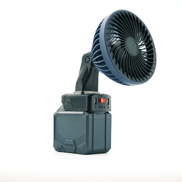 Heavy Duty Cordless Lithium Fan Portable Rechargeable Industrial Fan With Adjustable Speed For Outdoor Work