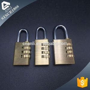 एली प्रसिद्ध ब्रांड संयोजन कुंजी पीतल लॉक पैडलॉक सूटकेस - Product Image 4