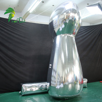 Trophée gonflable de rugby Trophée gonflable géant Trophée de boule miroir/modélisation publicitaire gonflable géante