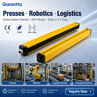 Barrière de sécurité lumineuse infrarouge de type 4 PL E SIL3 CE IP65 pour la protection des presses poinçonneuses et des cellules robotisées