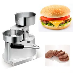 Molde manual de hambúrguer, 100-150mm, máquina de hambúrguer, processador redondo de carne, ferramenta de cozinha