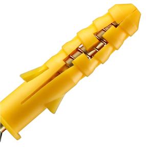 Fixation du cadre de la prise murale <span class=keywords><strong>Ancre</strong></span> jaune avec vis à ailettes simple Nylon Ancrage plastique expansible Tornillo - Product Image 3