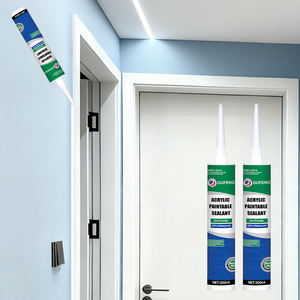 <span class=keywords><strong>Sellador</strong></span> Acrílico de Alta Calidad, de Curado Rápido, Impermeable, de un Componente, Pintable, en Cartucho Blanco/Transparente - Product Image 2