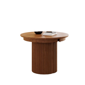 Ensemble <span class=keywords><strong>de</strong></span> table à manger télescopique extensible en bois <span class=keywords><strong>de</strong></span> frêne massif <span class=keywords><strong>de</strong></span> style rétro, table à manger rectangulaire haut <span class=keywords><strong>de</strong></span> gamme pour plusieurs personnes, idéale pour <span class=keywords><strong>les</strong></span> villas - Product Image 4