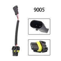 Adaptateur de prise pour phare antibrouillard automobile H11 9005, connecteur de douille pour ampoule de phare de voiture, rallonge, contact en cuivre 10A, nylon mâle/femelle