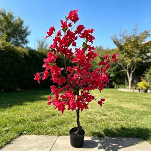 High Quality Real Touch <b>Artificial</b> Silk Bougainvillea <b>Trees</b> Durable <b>Indoor</b> Desktop Plants - Product Image 3