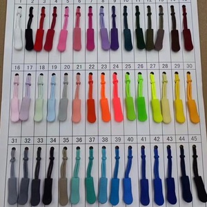 2.5厘米拉链拉头批发优质PVC橡胶拉链拉头 - Product Image 5