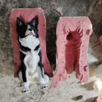 Moule de statue d'extérieur grandeur nature d'hibou de dessin animé personnalisé Bekebe pour jardin