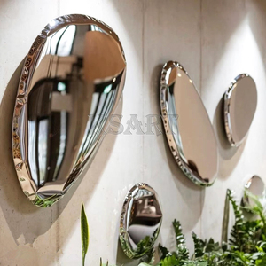 Mới được thiết kế tùy chỉnh màu sắc thép không gỉ & đồng 3D Trừu Tượng điêu khắc nghệ thuật cho khu vườn ngoài trời-sang trọng thiết kế hiện đại - Product Image 2