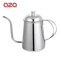 700ML Usine En Gros En Acier Inoxydable 304 Verser Sur Goutte À Goutte Bouilloire À Café À Col De Cygne