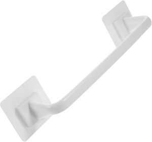 Household Double Tier Modern Eco-Friendly Towel Rack Plastic Wall-mounted <b>Hook</b>-Type Simple Bathroom <b>Shelf</b> - Product Image 3