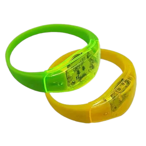 Top Seller Custom Silicone Flash <b>LED</b> <b>Light</b> Wristbands Bracelet Music Rhythm Sound Activated for Parties Events Concerts <b>Bars</b> - Product Image 1