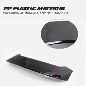 PP Material FOR Fiat 2007+ 500 595 Abarth Type <b>rear</b> <b>spoiler</b> - Product Image 4