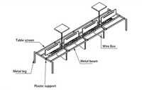 Meilleur ensemble de chaises de bureau modernes ajustables pour ordinateur portable pour le bureau, l'hôpital, le bureau, l'organisateur de meubles d'ordinateur de qualité, grands lots