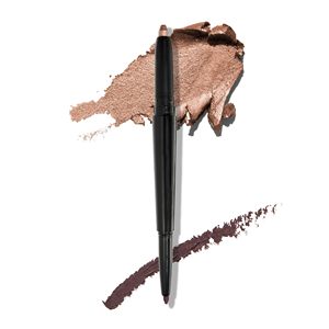 Crayon à sourcils 3-en-1 imperméable à pointe rotative, longue tenue, glisse fluide, fin, marron, avec logo personnalisé - Product Image 1