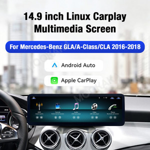 Radio MOOKAKA 12,3 pouces pour <span class=keywords><strong>Mercedes</strong></span>-Benz GLA/Classe A/<span class=keywords><strong>CLA</strong></span> 2016-2018, système multimédia Linux, DVD, GPS, stéréo, CarPlay sans fil - Product Image 2