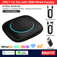 Boîte multimédia GPS double BT WiFi Ai pour voitures BMW QCM6125 4GB+64GB Android 13, prend en charge Netflix et YouTube
