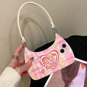 LeYi, venta al por mayor, <span class=keywords><strong>funda</strong></span> de teléfono móvil con diseño de bolso elegante para mujer con cuerda para <span class=keywords><strong>colgar</strong></span>, <span class=keywords><strong>funda</strong></span> de teléfono móvil anticaída para <span class=keywords><strong>Iphone</strong></span> 14 15 Pro Max - Product Image 5