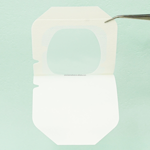 10x12cm Plester Medis Transparan PU Tahan Air untuk Kateter <span class=keywords><strong>PICC</strong></span> atau Jarum Penahan Bersertifikat CE Kelas I - Product Image 2