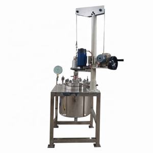 Borui reaktor kimia otoklaf aliran steker baja tahan karat 1L dengan pengaduk - Product Image 4