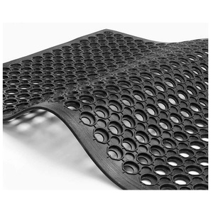 Anti-Slip / Anti-Fatigue High Quality Rubber Floor <b>Mat</b> with Holes <b>Waterproof</b> Eco-Friendly Fireproof - Product Image 1