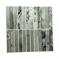 Carrelage en mosaïque de marbre naturel poli, durable, pour la décoration des sols et des murs de la salle à manger, de la salle de bain, de la cuisine et du salon en extérieur