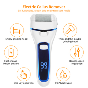 เครื่องกำจัดหนังด้านเท้าไฟฟ้าแบบเกาหลี ดูแลเท้าด้วยไฟฟ้า ชาร์จผ่าน USB เครื่องตะไบเท้าไฟฟ้า กำจัดหนังด้านเท้าอย่างมืออาชีพ สำหรับส้นเท้าแตก - Product Image 2