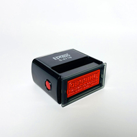 Sello de tinta automática de goma Logotipo de sello rectangular personalizado gratis