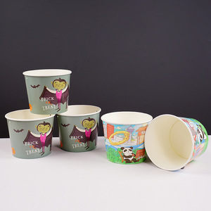 ถ้วยกระดาษหนาแบบใช้แล้วทิ้งลาย<span class=keywords><strong>การ์ตูน</strong></span>น่ารักงานฝีมือที่ปรับแต่งได้ใช้สำหรับงานเลี้ยงอาหารค่ำครอบครัวเคเอฟซีและข้าวโพดคั่วสำหรับครอบครัวและเพื่อน - Product Image 2