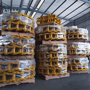 Rantai Trek <span class=keywords><strong>Kobelco</strong></span> <span class=keywords><strong>SK120</strong></span>-8 <span class=keywords><strong>SK120</strong></span> Baru Rakitan Rantai Trek SH120 Suku Cadang Undercarriage Excavator Rantai Trek - Product Image 4