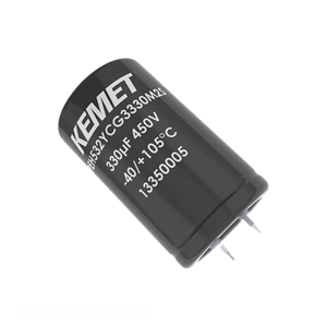 Condensateur canal fabricant 390 uF CAP ALUM SNAP-IN 105C à montage traversant ALA8AA391DE500 - Product Image 1