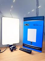 Luce LED per Video con Supporto e Telecomando, Pannello Luminoso Dimmerabile per Fotografia, Streaming Live, YouTube, TikTok, Zoom