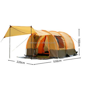 <span class=keywords><strong>Tente</strong></span> tunnel imperméable 5-8 personnes, abri extérieur portable toutes saisons pour le <span class=keywords><strong>camping</strong></span> familial et la randonnée - Product Image 5