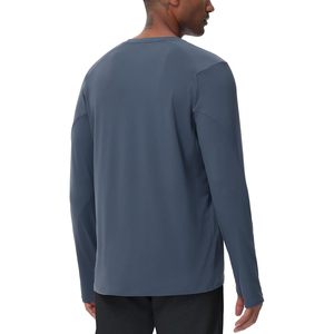 Camiseta Deportiva de Manga Larga para Hombre FOXA, Tejido de Punto, Absorbe la Humedad, Secado Rápido, Corte Regular, 100% Poliéster - Product Image 3