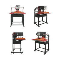 Presse à chaud automatique PO-TRY 16*24 pouces, imprimante à plat grand format pour sublimation multicolore pour vêtements, neuve