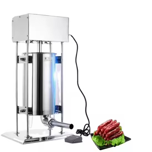 Máquina de relleno de salchichas eléctrica Vertical de 20L, máquina para hacer perros calientes de chorizo, maquinaria de llenado de salchichas de 20L - Product Image 1