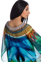 Top vente 100% coton indien Floral caftan robe à la main longue plage couverture vêtements de nuit vêtements d'été pour les mamans taille naturelle