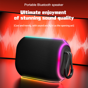 Factory Custom logo LED RGB 5W Haut Parleur Mini Subwoofer Portable Waterproof <b>Small</b> Wireless BT <b>Speaker</b> - Product Image 4