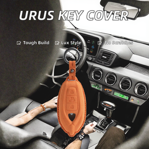 ปลอกกุญแจรถยนต์สุดหรูสำหรับ Lamborghini Urus Revuelto สีส้ม น้ำเงิน แดง พร้อมพวงกุญแจและอุปกรณ์เสริม - Product Image 2