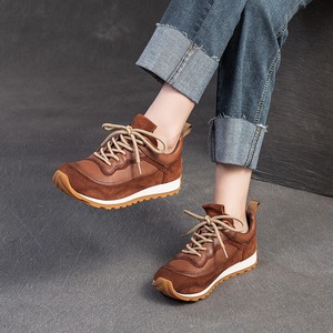 Zapatos deportivos casuales de suela gruesa, estilo retro, cómodos, estilo universitario, para mujer. - Product Image 3