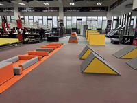Parcours d'obstacles de parkour Ninja pour l'entraînement au parkour des enfants