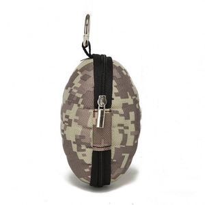 Échantillon Gratuit : Étui à Clés de Voiture Grande Capacité en Forme de Grenade, Porte-Monnaie à Fermeture Éclair avec Crochet Métallique, Pochette à Clés Zippée - Product Image 3