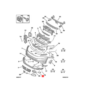 Pièces décoratives de pare-chocs avant de vente chaude L YL008735XT pour Ciroen <span class=keywords><strong>c5</strong></span> aircross - Product Image 5