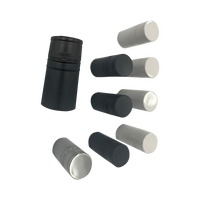 Topack 30*60 Bouchons de bouteille de vin en aluminium ROPP, fermetures en aluminium anti-effraction