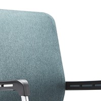 Chaise de bureau ergonomique JOHOOFURNITURE avec base cantilever, fabrication chinoise, idéale pour salle de conférence, coussin épais et confortable