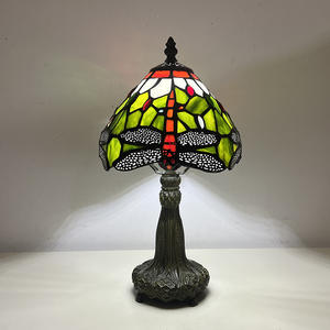 Lámpara <span class=keywords><strong>de</strong></span> Mesa HFBH <span class=keywords><strong>de</strong></span> 8 Pulgadas Estilo Tulipán <span class=keywords><strong>de</strong></span> Vidrio Teñido Europeo - Product Image 6